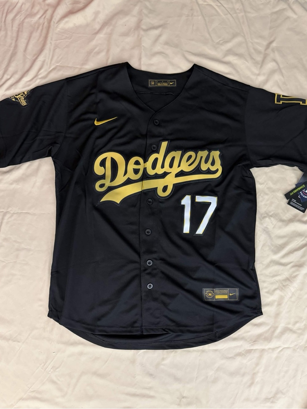 MLB Los Angeles Dodgers Shohei Ohtani 2025 #17 World Series Jersey - Sizes S & L